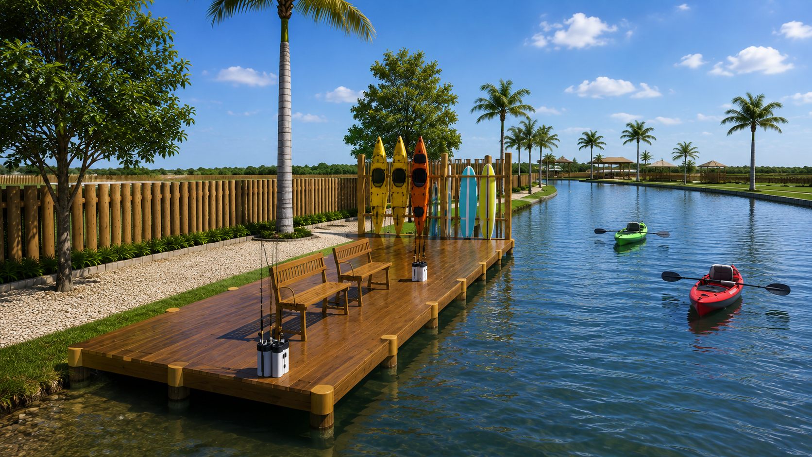 Deck para pesca