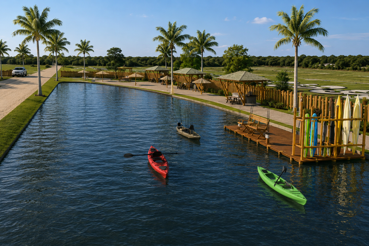 Lago & caiaques